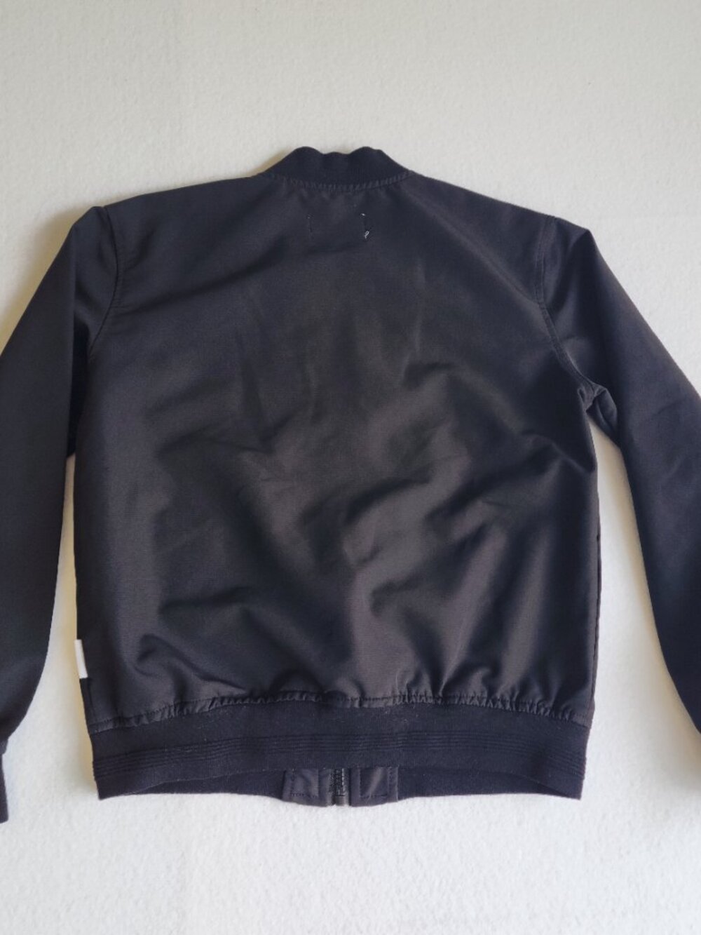 Sovereign Code Black Full Zip Bomber Jacket Size 10/12 - Picture 5 of 12